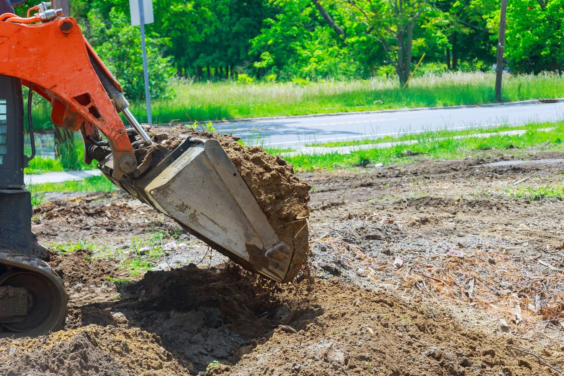 Dirt Loading job site in East Texas