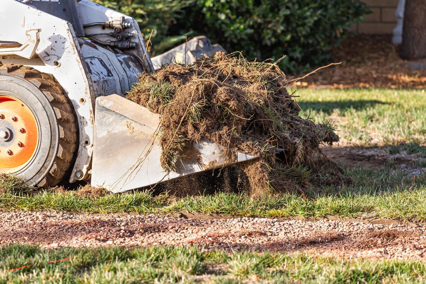 Land Clearing job site in East Texas